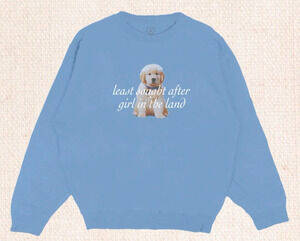 Sabrina Carpenter Crewneck Size XL Least Sought After Puppy Sweatshirt New